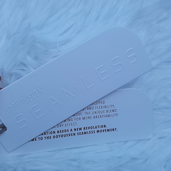 HP🎉 DYE DOYOUEVEN Impact Baby Blue Crop Sports Bra - Size L - Picture 7 of 8